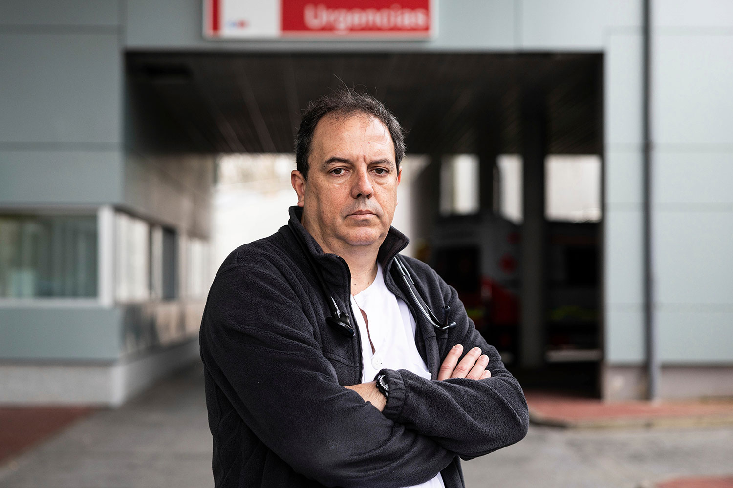 Pablo Cereceda, cirujano del Hospital de El Escorial. Foto: ELENA IRIBAS.